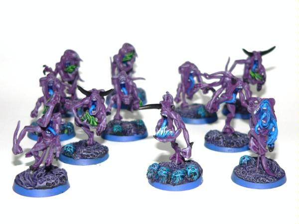 Chaos, Chaos Daemons, Pink Horrors, Tzeentch, Warhammer 40,000